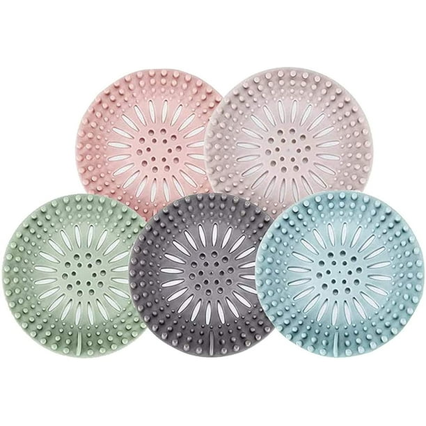 Hair Catcher Durable Silicone Hair Stopper Shower Drain Covers Easy to Install and Clean Suit for Bathroom Bathtub and Kitchen 5 Pack Hair Catcher Durable Silicone Hair Stopper Shower Drain Covers Easy to Install and Clean Suit for Bathroom Bathtub and Kitchen 5 Pack